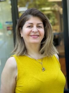 Minoo senior hairdresser at stellar beauty